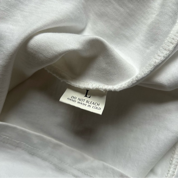 Mens Large Man On The Moon Kid Cudi Bubble Lettering White T-Shirt - Picture 6 of 8